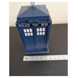 Doctor Who TARDIS Police Box Coin Bank with Sound