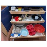 Assorted Kitchen Bakeware and Cooking Prep Tool Collection