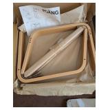 IKEA Poang Armchair Frame and Ottoman Frame Set with Assembly Instructions