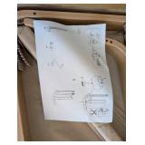 IKEA Poang Armchair Frame and Ottoman Frame Set with Assembly Instructions