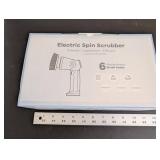 Electric Spin Scrubber Cleaning Kit with 6 Replacement Brush Heads and Accessories
