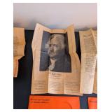 Set of 3 Antique-Style Parchment Reproductions: Magna Carta, Thomas Jefferson, Declaration of Independence