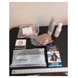 Personal Care and Accessories Bundle with Footwear Supports, Cosmetics, and Phone Holder