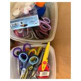 Craft Supplies Bundle: Scrapbook Paper, Stickers, Scissors & Journaling Kits