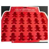 Disney Cookies for Santa Kit & Wilton 24-Cavity Silicone Mold & Angel Glass Ornament - New in Box