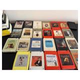 Vintage Music 8 Track Cassettes - Assorted Artists, 1960s-1980s Collection