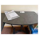 SHW Tim Laptop Cart OD-03AFHCS01 - Height-Adjustable Mobile Laptop Table