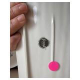 White Ceramic Dinnerware Set - Textured Rectangular Platter, Floral Round Plate, Scalloped Rim Plate