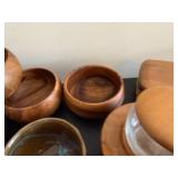 Wooden Bowls & Serving Pieces - Assorted Sizes, Martha Stewart Confetti Wands & Wine Markers