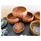 Wooden Bowls & Serving Pieces - Assorted Sizes, Martha Stewart Confetti Wands & Wine Markers