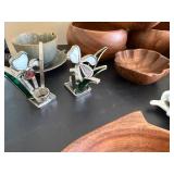 Wooden Bowls & Serving Pieces - Assorted Sizes, Martha Stewart Confetti Wands & Wine Markers