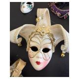 Venetian Masks - Assorted Masquerade Collection (Lot of 9)