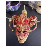 Venetian Masks - Assorted Masquerade Collection (Lot of 9)