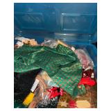 Large Collection of Dress Patterns & Fabrics - Assorted Sewing Materials