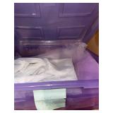 Large Collection of Dress Patterns & Fabrics - Assorted Sewing Materials