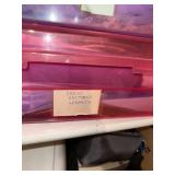 Large Collection of Dress Patterns & Fabrics - Assorted Sewing Materials