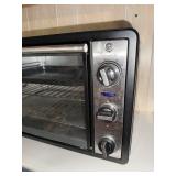 GE Toaster Oven - Countertop, Black, 3-Knob Control Panel