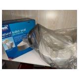 Carex Raised Toilet Seat and Cushioned Seat - 5.5 in Height, 300 lb Capacity