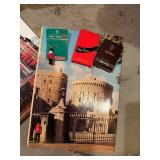 Harrods London Tote Bags - Red Bus Print (2 Bags)