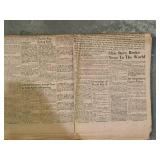 Monterey Peninsula Herald Front Page - War Ends in Europe May 7, 1945