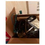 Large Assortment of Christmas Decorations including Wreaths, Ornaments, Dillard