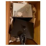 Pair of Black Box Lamps