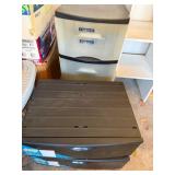 Stacking Drawers Standard Drawer Black (Lot of 2)