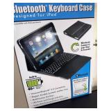 Bluetooth Keyboard Case for iPad - Synthetic Leather, Built-In Battery
