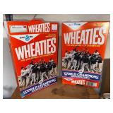 Wheaties World Champions Minnesota Twins Cereal Boxes - Vintage General Mills
