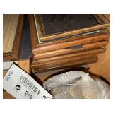 Assorted Wooden Picture Frames - Dark Brown Finish, Mixed Sizes (Includes 5x7 Diploma Frame)
