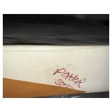 Poker Set with Wooden Tray - Red & White Chips, Card Boxes