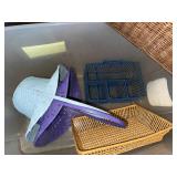 Assorted Baskets & Storage Bins (Lot of 4)