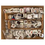 Assorted 1-Inch Cartoon Quote Tiles - White Square Tiles With Bear & Joy Quotes