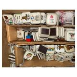 Assorted 1-Inch Cartoon Quote Tiles - White Square Tiles With Bear & Joy Quotes