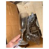 Glass Pitcher & Wine Glasses - Clear Glassware Set