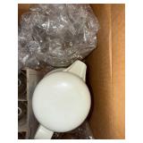 Glass Pitcher & Wine Glasses - Clear Glassware Set