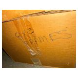 8x8 Picture Frames - Dark Wood Finish (Lot of 37)