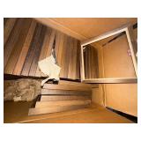 8x8 Picture Frames - Dark Wood Finish (Lot of 37)