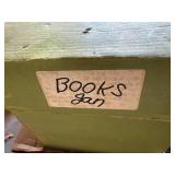 Books (Lot of 3) - Assorted Paperback Titles in Green Storage Box