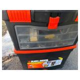 Black & Decker Portable Tool Box with Drawer Organizer on Wheels