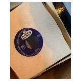 Beatles Anthology & Presumed Innocent VHS & 1991 World Series Memorabilia Box & Decca 7in Vinyl Assortment