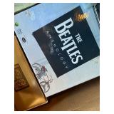 Beatles Anthology & Presumed Innocent VHS & 1991 World Series Memorabilia Box & Decca 7in Vinyl Assortment
