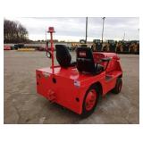 Fire Engine Red Airport Tow Tractor