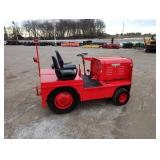 Fire Engine Red Airport Tow Tractor