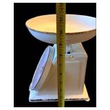 Vintage White Kitchen Scale