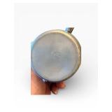 Pewter Salt & Pepper Shaker Set with Creamers on Beaded Tray - Vintage