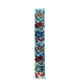 Floral Needlepoint Ribbon Trim - Multicolor Textile Strip - Wall Hanging