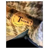 Think! Patchwork Suede Boots - Blue/Red Multi-Color, Fur-Lined, EU 37