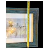 Bygone Days Calendar Print - The Yard and the Washhouse, Framed