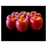 Wooden Apples - 12-Piece Set